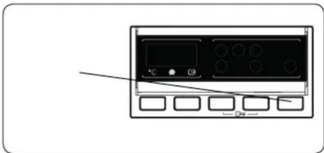 ECG EWF 901400 iSteam BlackLine - Start/Szünet gomb - 1