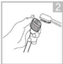 ECG EWSI 72121 Steam - Cleaning the inlet filter - 2