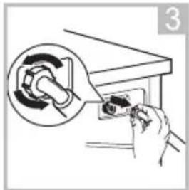 ECG EWSI 72121 Steam - Cleaning the inlet filter - 3