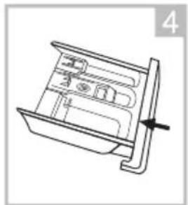 ECG EWSI 72121 Steam - Cleaning the detergent dispenser - 4