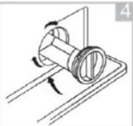 ECG EWSI 72121 Steam - Cleaning the drain pump filter - 4