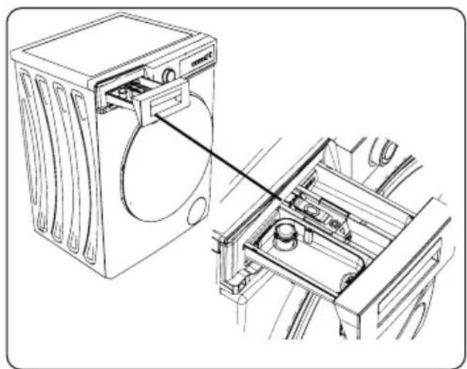 ECG EWS 601001 BlackLine - DETERGENT DRAWER - 1