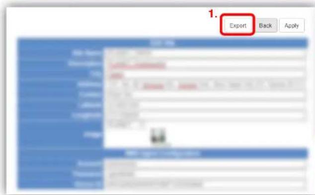 1. Export Back Apply