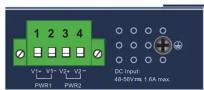 Planet IPOE-260 Series - Switch Upper Panel - 1