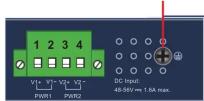 Planet IPOE-260 Series - Grounding the Device - 1