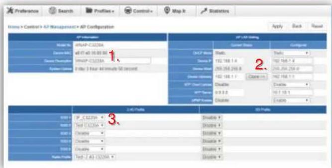 Preference Search Profiles+ Control+ Map It Statistics Items > Control > AP Management > AP Configuration Apply Back Reset AP Information IP_12320A Node ID: IP-AP-C1232A Data: 56.00.00.00 Data Type: IP-AP-C1232A System Name: IP-AP-C1232A IP_12320A Data: 56.00.00.00 IP-AP-C1232A Data: 56.00.00.00 IP-AP-C1232A Data: 56.00.00.00 IP-AP-C1232A Data: 56.00.00.00 IP-AP-C1232A Data: 56.00.00.00 IP-AP-C1237A Data: 56.00.00.00 IP-AP-C1237A Data: 56.00.00.00 IP-AP-C1237A Data: 56.00.00.00 IP-AP-C1237A Data: 56.00.00.00 IP-AP-C1232A Data: 56.00.00.00 IP-AP-C1232A Data: 56.00.00.00 IP-AP-C1232A Data: 56.00.00.00 IP-AP-C1233A Data: 56.00.00.00 IP-AP-C1233A Data: 56.00.00.00 IP-AP-C1233A Data: 56.00.00.00 IP-AP-C1233A Data: 56.00.00.00 IP-AP-C1234A Data: 56.00.00.00 IP-AP-C1234A Data: 56.00.00.00 IP-AP-C1234A Data: 56.00.00.00 IP-AP-C1234A Data: 56.00.00.00 IP-AP-C1235A Data: 56.00.00.00 IP-AP-C1235A Data: 56.00.00.00 IP-AP-C1235A Data: 56.00.00.00 IP-AP-C1236A Data: 56.00.00.00 IP-AP-C1236A Data: 56.00.00.00 IP-AP-C1237A Data: 56.00.00.00 IP-AP-C1237A Data: 56.00.00.00 IP-AP-C1238A Data: 56.00.00.00 IP-AP-C1238A Data: 56.00.00.00 IP-AP-C1239A Data: 56.00.00.00 IP-AP-C124IP_1232OP ProfileID Profile BND1: IP_C1237A Data: 56.0C/44 BND2: Data: 56.1C/44 BND3: Data: 56.2C/44 BND4: Data: 56.3C/44 BND5: Data: 56.4C/44 BND6: Data: 56.5C/44 BND7: Data: 56.6C/44 BND8: Data: 56.7C/44 BND9: Data: 56.8C/44 BND10: Data: 56.9C/44 BND11: Data: 57.1C/44 BND12: Data: 57.2C/44 BND13: Data: 57.3C/44 BND14: Data: 57.4C/44 BND15: Data: 57.5C/44 BND16: Data: 57.6C/44 BND17: Data: 57.7C/44 BND18: Data: 57.8C/44 BND19: Data: 57.9C/44 BND20: Data: 58.1C/44