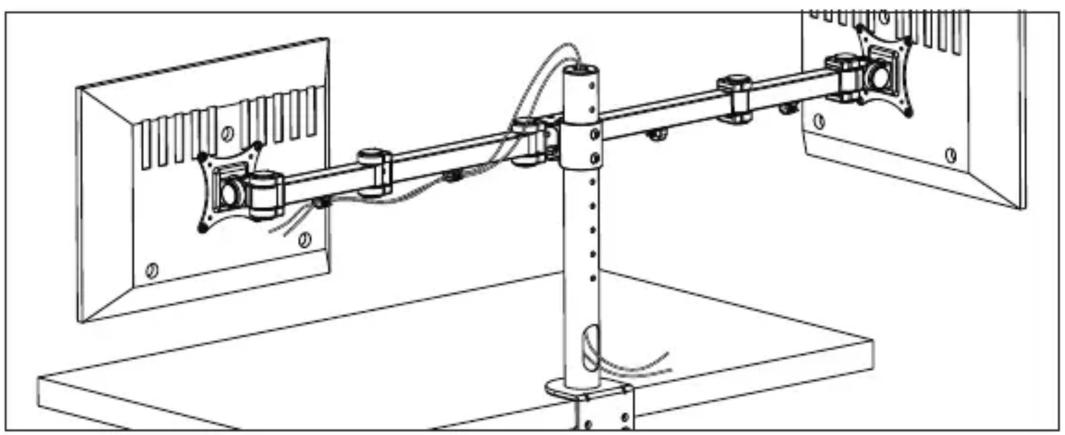 Mount-It! MI-10754 - Manage the Wires - 1