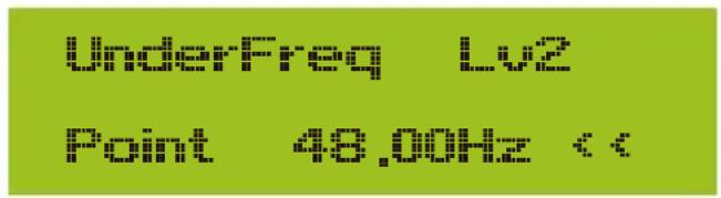 UnderFreq: Lv2 Point 48.00Hz <
