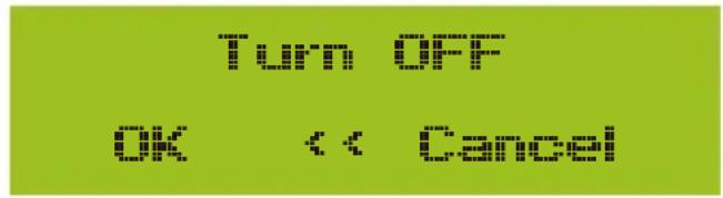 Turn OFF OK & Cancel
