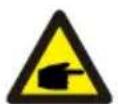 Deye SUN-12K-G05 - Shock Hazard: - 1
