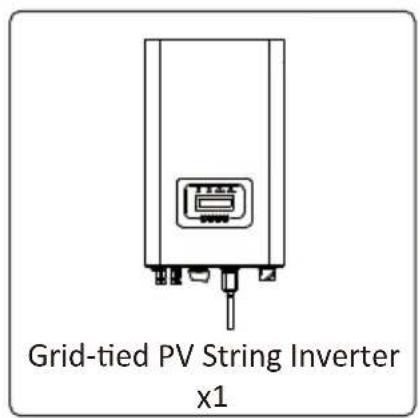 Grid-tied PV String Inverter x1