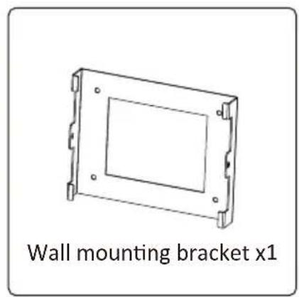 Wall mounting bracket x1