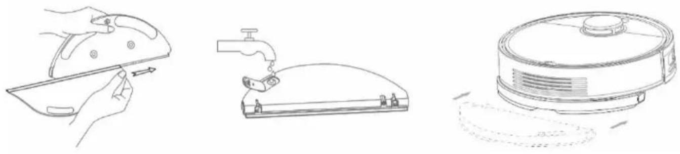 TESLA RoboStar iQ550 - WIPING WITH WATER - 1