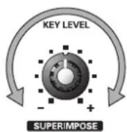 ROLAND V-1 - Superimposing text on the screen - 2