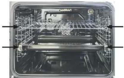 Concept ETV4360bc - Correct positioning of the grill or pan in the appliance - 1