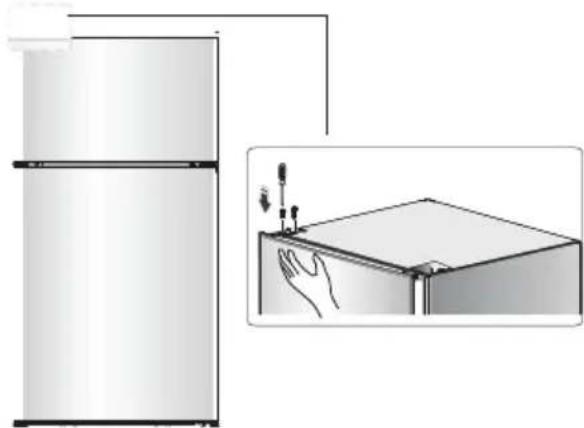 GORENJE RF312EPW4 - ZMĚNA SMĚRU OTVÍRÁNÍ DVÍŘEK - 15