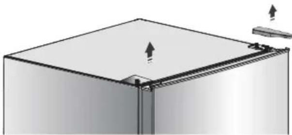 GORENJE RF312EPW4 - ZMĚNA SMĚRU OTVÍRÁNÍ DVÍŘEK - 6