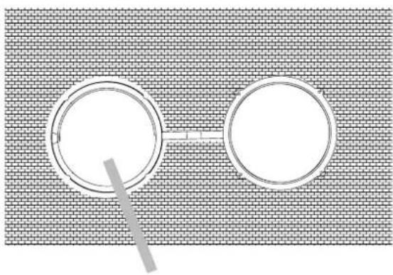 GORENJE KAM26 THP - Illessze a fali kivezető adaptert a faltakaró laphoz - 1