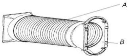 GORENJE KAM35 T - Install Exhaust Hose and Adapter - 2