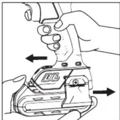 Hazet 9213-1000 - Disconnecting the battery: - 1