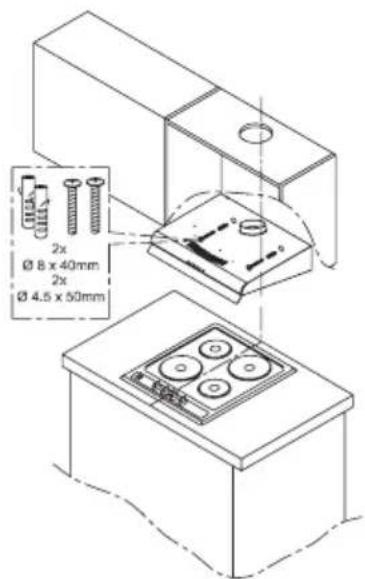 Ø 8 x 40mm Ø 4.5 x 50mm