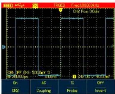 TRISED Freq10000kHz CH2 Post 0.00µV CH2 OFF CH2 500.00µV 0.0 PE 200.00ps 0.00µS 1 CH2 0.0 - 40.00µV On AC TX Off CH2 Coupling Probe Invert
