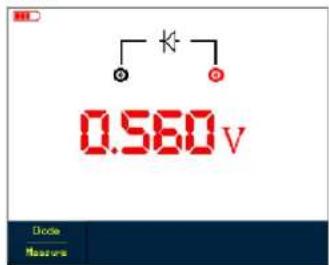 0.560 V Dode Measure