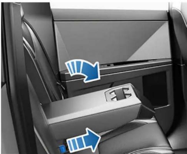 TESLA Cybertruck (2024) - Rear Console - 1