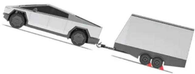 TESLA Cybertruck (2024) - Parking with a Trailer - 1
