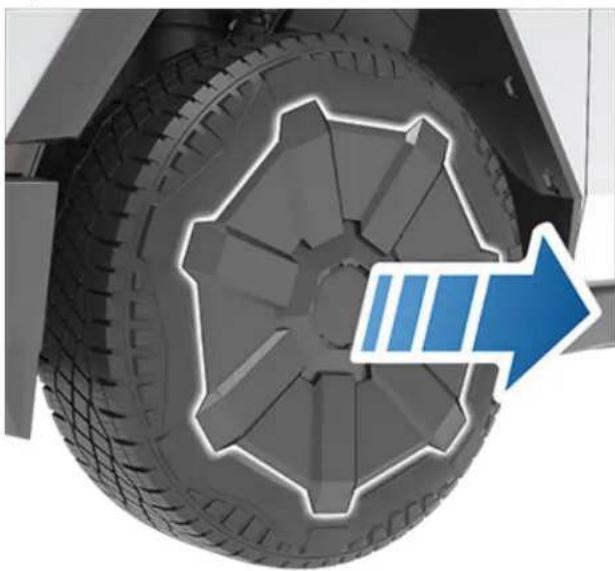 TESLA Cybertruck (2024) - Removing and Installing Wheel Covers - 1