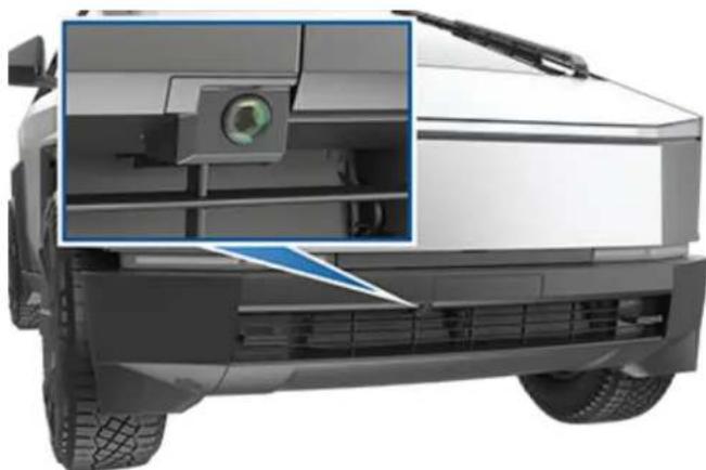 TESLA Cybertruck (2024) - Front-Facing Camera - 1