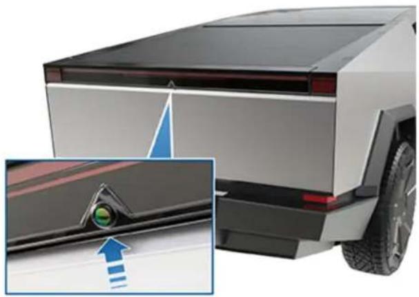 TESLA Cybertruck (2024) - Rear-Facing Camera - 1
