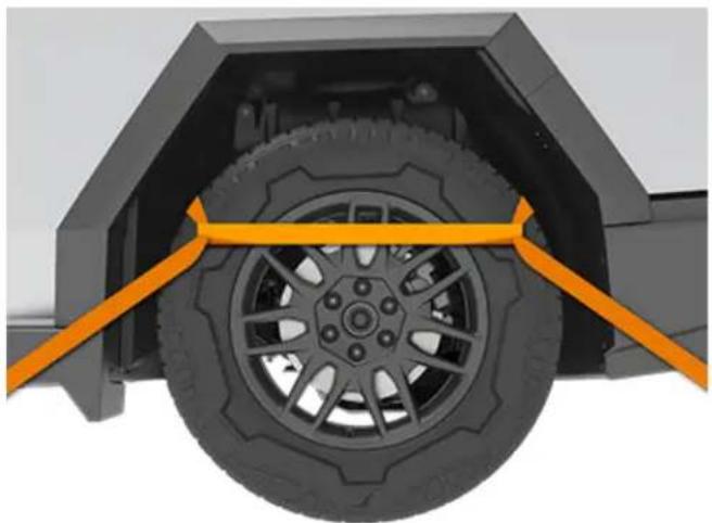 TESLA Cybertruck (2024) - Secure the Tires - 3