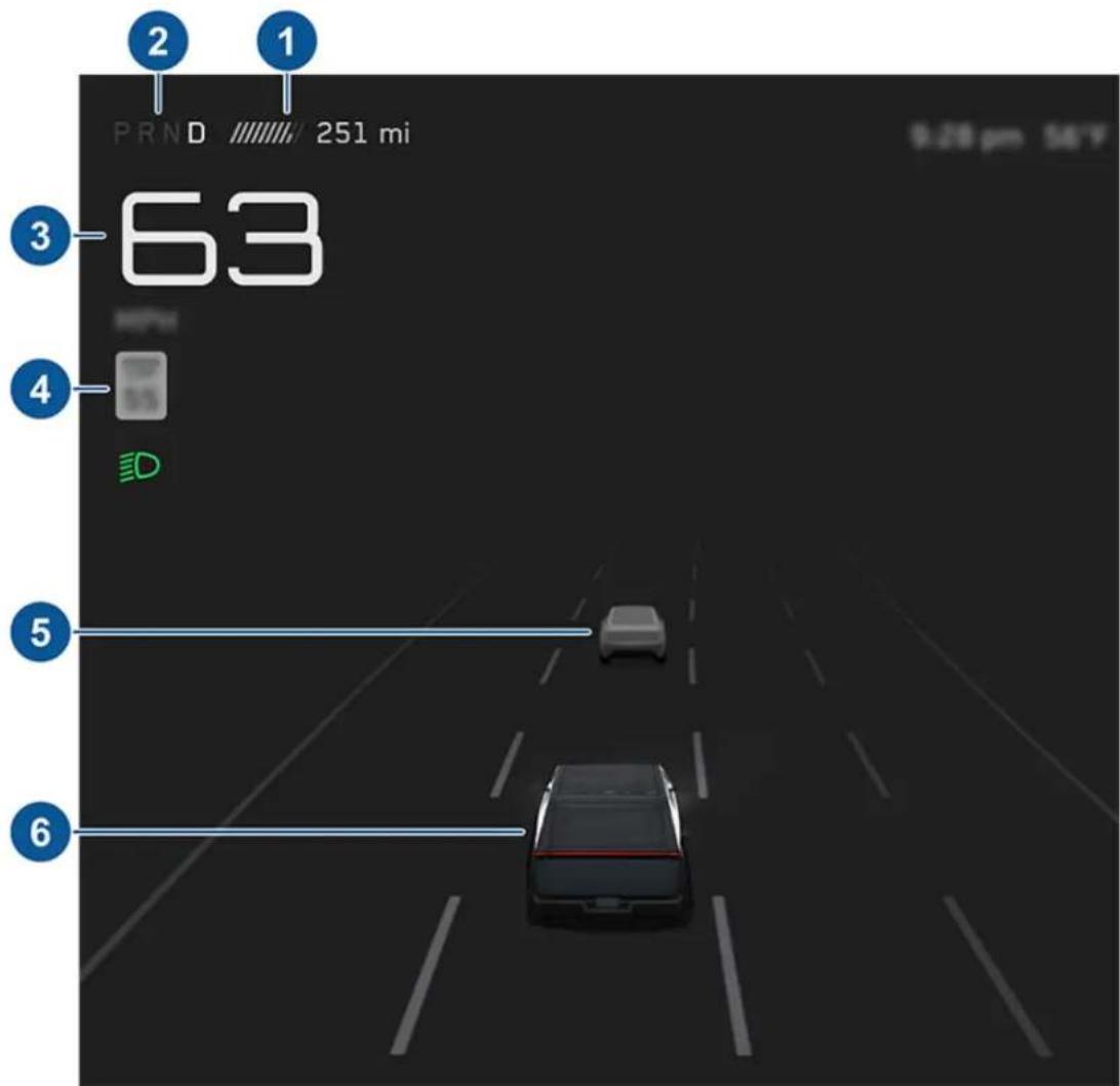 TESLA Cybertruck (2024) - Driving Status - 1