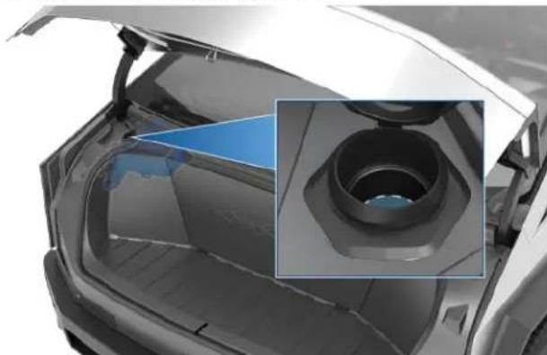 TESLA Cybertruck (2024) - Topping Up Windshield Washer Fluid - 1