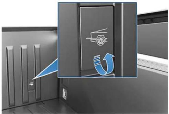 TESLA Cybertruck (2024) - Tailgate Emergency Release - 1