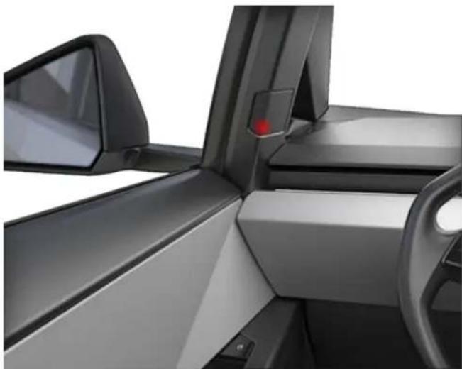 TESLA Cybertruck (2024) - Blind Spot Warning Light - 1