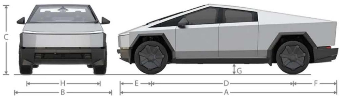 TESLA Cybertruck (2024) - Cautions and Warnings - 3