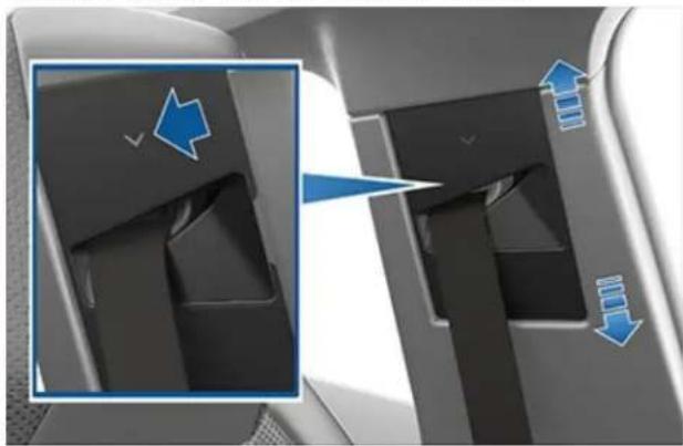 TESLA Cybertruck (2024) - To Adjust the Shoulder Anchor Height - 1