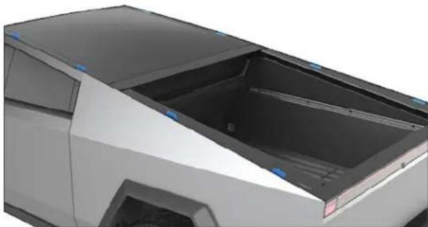 TESLA Cybertruck (2024) - Installing Brackets onto the Appliques - 1