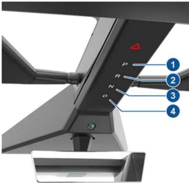 TESLA Cybertruck (2024) - Shift Using the Overhead Console - 1