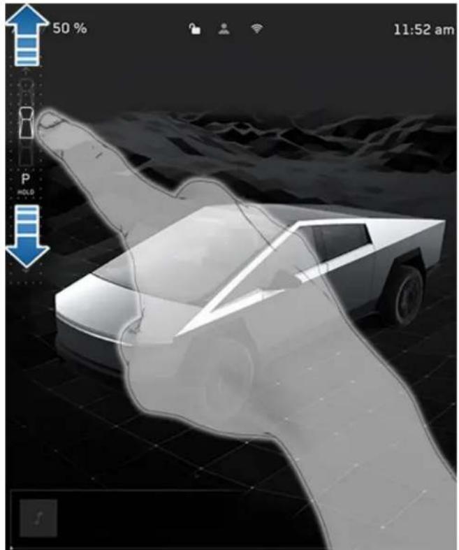 TESLA Cybertruck (2024) - Shift Using the Touchscreen - 1