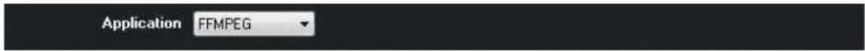 Application FFMPEG