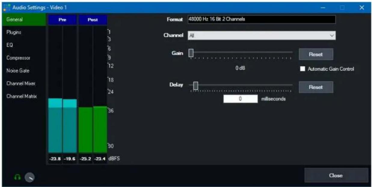 JVC vMix KM-IP8 - Audio Settings - 1