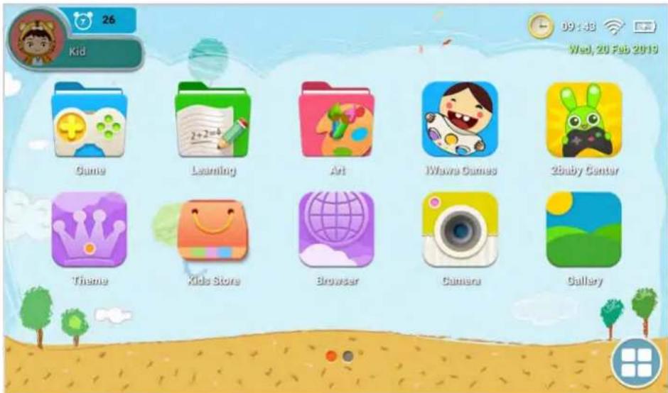 PRESTIGIO SmartKids - Domovská obrazovka - 2