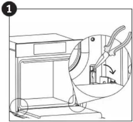 HOOVER HOC5S7478WFS - DEMONTÁŽ A ČIŠTĚNÍ SKLENĚNÝCH DVÍŘEK - 1