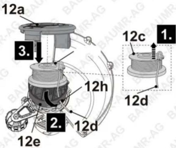 12a 3. 12h 12d 12c 1. 2. 12e 12d