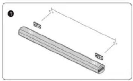 BLAUPUNKT LS100SUB - Tvirtinimas prie sienos - 1