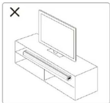 BLAUPUNKT LS100SUB - Soundbar placement - 2