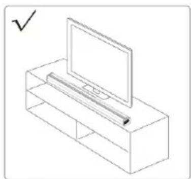 BLAUPUNKT LS100SUB - Εγκατάσταση του soundbar - 1